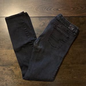 American Eagle black skinny jeans